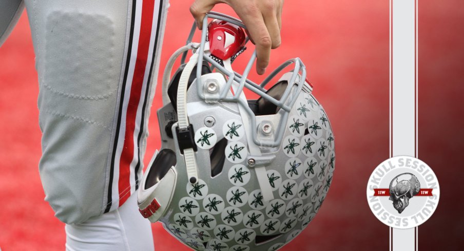 This is a football helmet and it is the header image for today's skull session. Thank you for reading this.