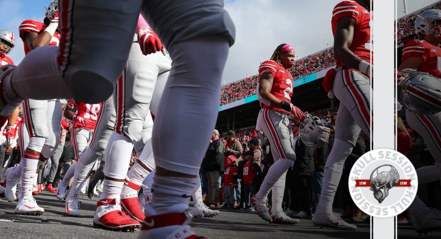 The Buckeyes take the field in today's skull session.