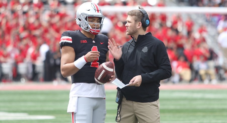 Justin Fields and Corey Dennis