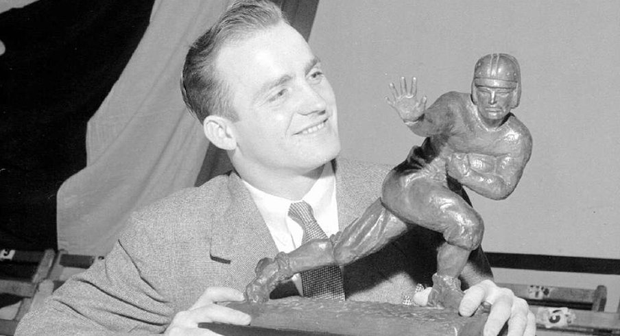 Les Horvath captured Ohio State's first Heisman Trophy in leading the Buckeyes to a perfect 9-0 record in 1944.