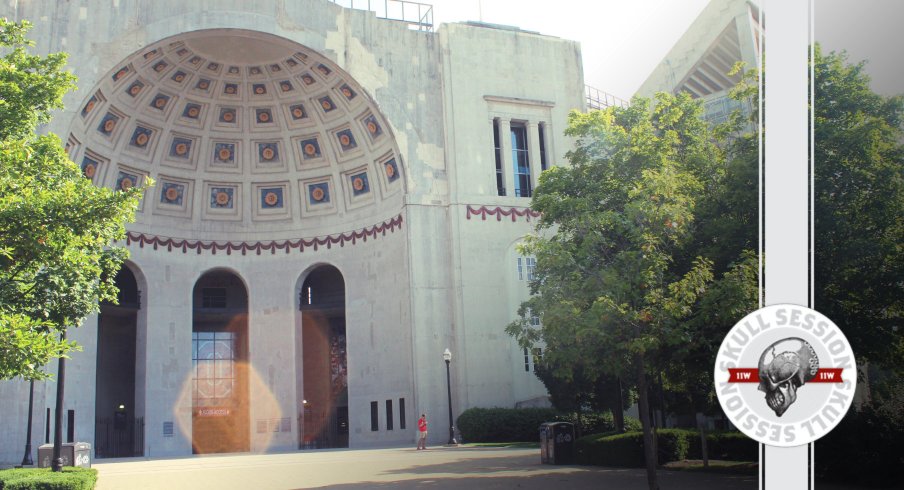 Ohio Stadium is ready in today's skull session.