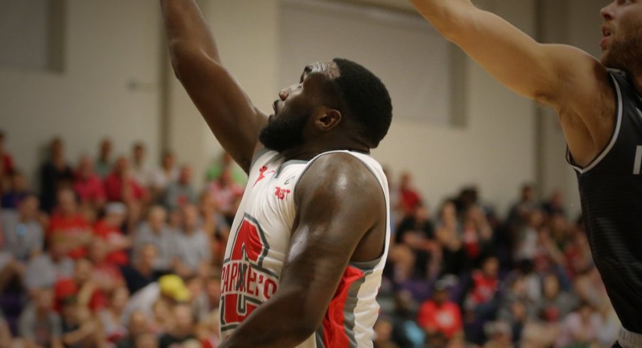 Evan Ravenel puts in a reverse in the TBT tournament. 