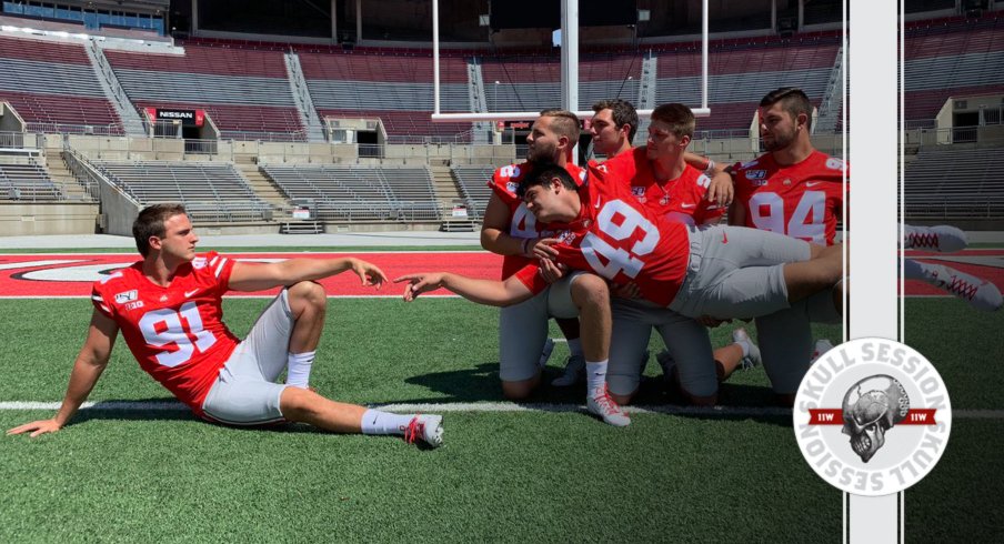 The specialists are having fun in today's skull session.