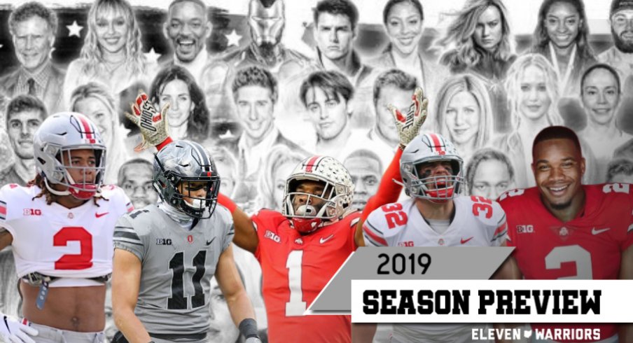 chase young, austin mack, jeffrey okudah, tuf borland, jk dobbins, the cast of friends, iron man, etc