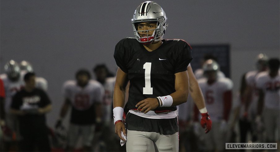 Ohio State quarterback Justin Fields 