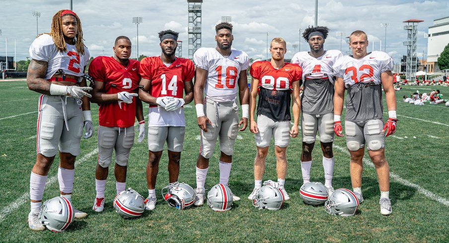 Ohio State's 2019 team captains.