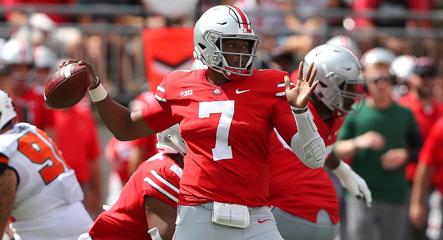 Former Ohio State quarterback Dwayne Haskins