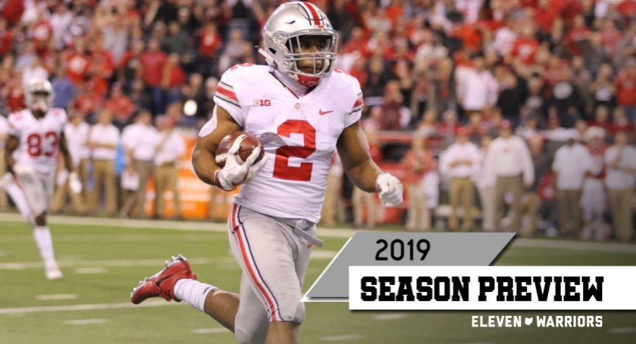 J.K. Dobbins looks to tally a third 1,000-yard rushing season. 