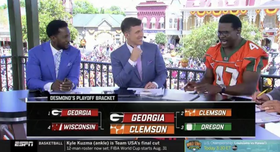 An interesting start to the season for Desmond Howard.