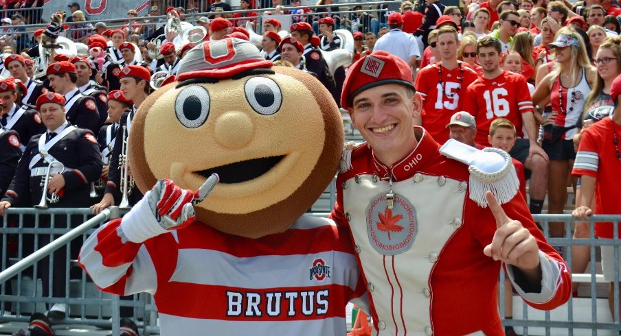 Brutus Buckeye and Friend