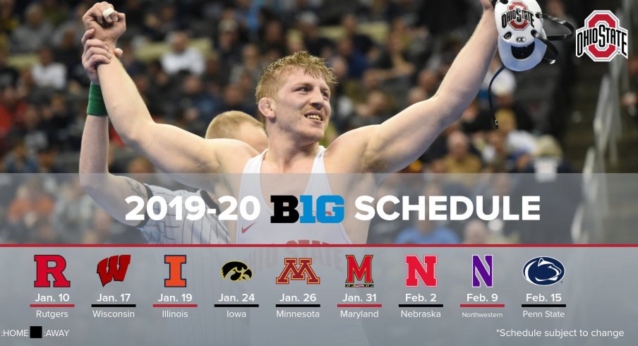 Big Ten Wrestling Schedule