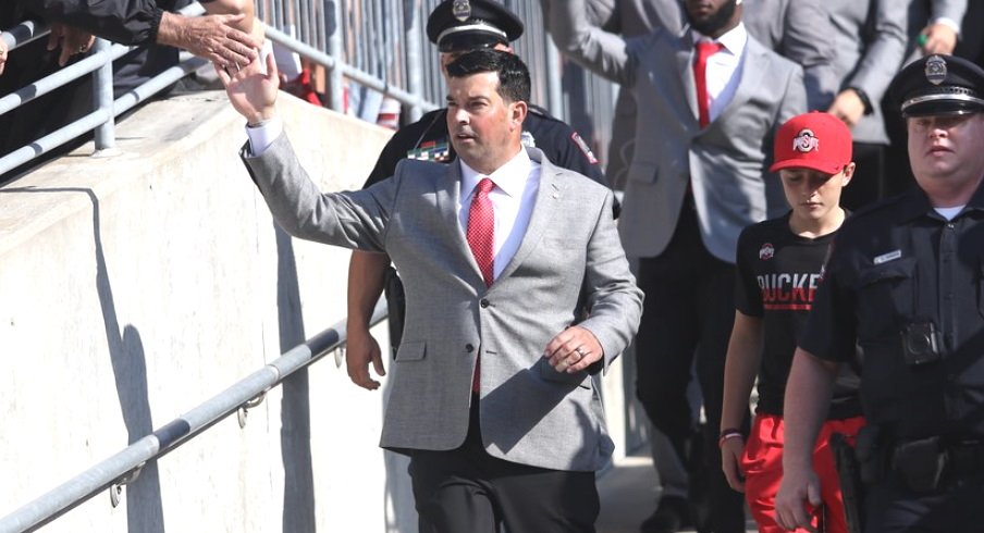 Ohio State head coach Ryan Day