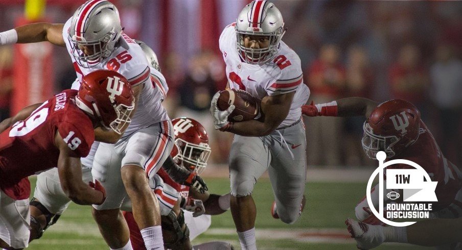 J.K. Dobbins torched Indiana for 29 carries and 181 yards in his collegiate debut back in 2017.