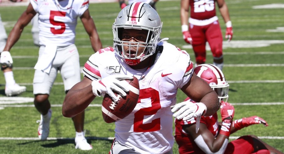 J.K. Dobbins is a monster.