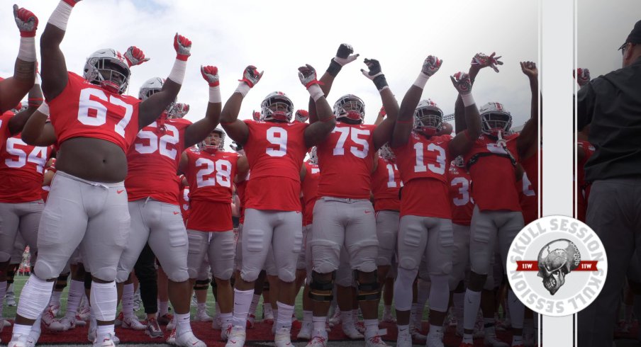 Ohio State is celebrating in today's skull session.