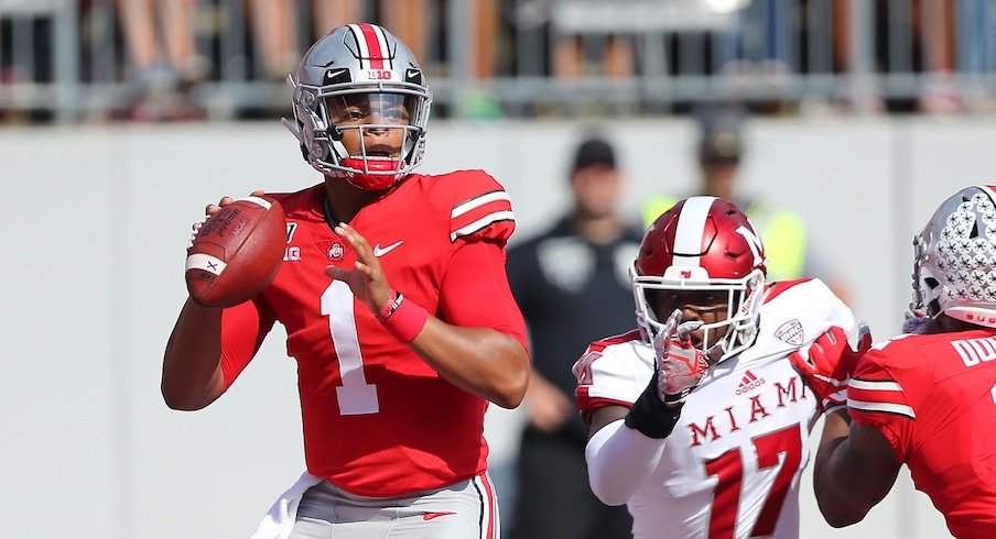 Justin Fields had himself a day.