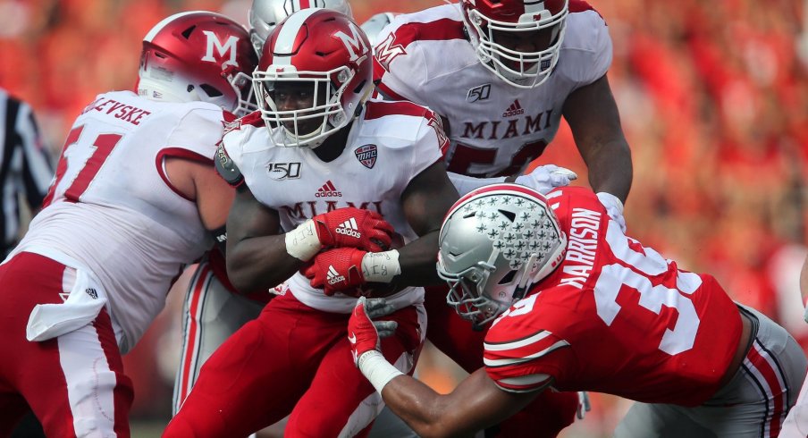 Senior linebacker Malik Harrison has starred in Ohio State's new-look defense.