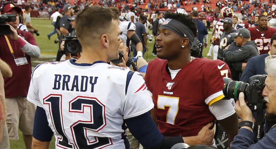 Dwayne Haskins meets Tom Brady.