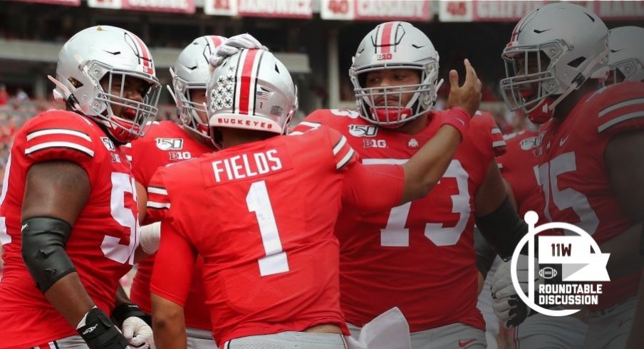 Justin Fields has accounted for 26 touchdowns through Ohio State's first six games.