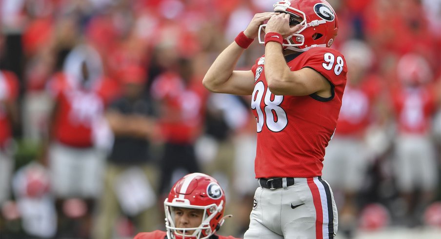 Georgia kicker Rodrigo Blankenship