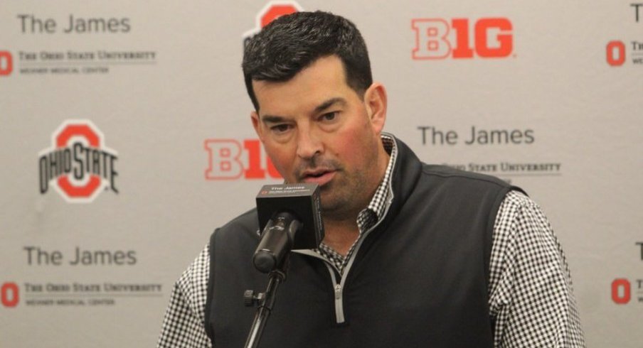 Ryan Day rocks the mic. 