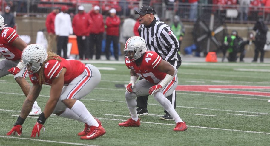 Justin Hilliard was a surprise contributor in Ohio State's 4-4 scheme against Wisconsin.