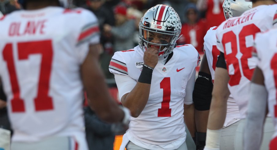 Ohio State quarterback Justin Fields