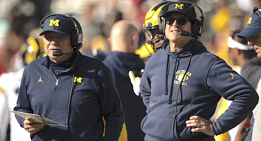 Don Brown and Jim Harbaugh