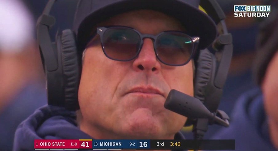 Jim Harbaugh is shook