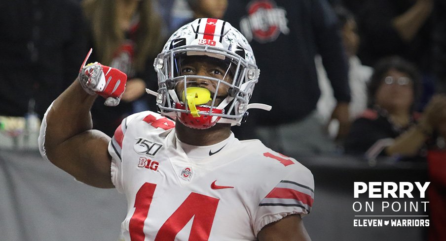K.J. Hill came up huge for Ohio State Saturday against Wisconsin