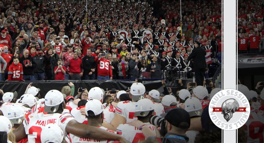 The Buckeyes are celebrating in today's skull Session.