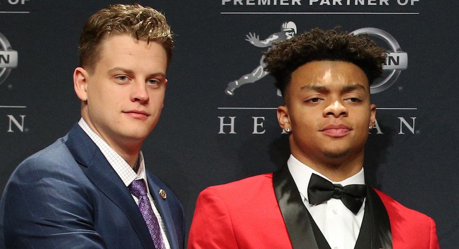 Joe Burrow thinks Justin Fields will win next year.