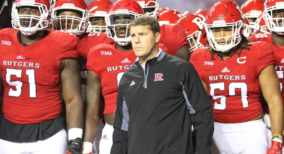 Chris Ash won eight of 40 games as the head coach at Rutgers. 