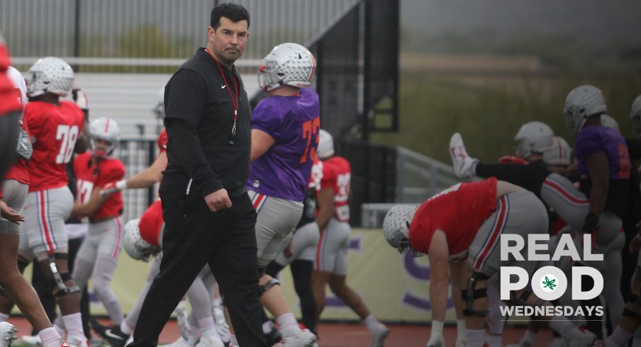 Ryan Day at Ohio State's Fiesta Bowl practice