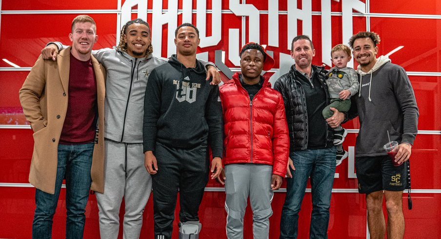 Ohio State's receivers are on campus.