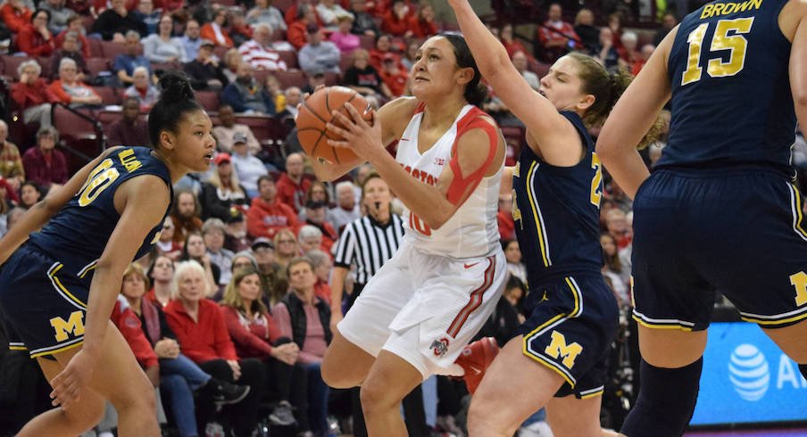 Braxtin Miller drives against Michigan