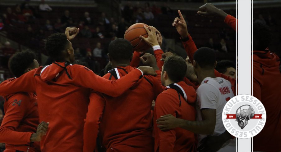 The Buckeyes are going to doing things in today's skull session.