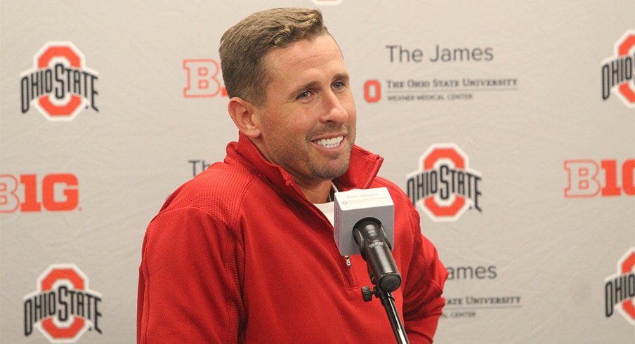 Brian Hartline has a lot to smile about. 