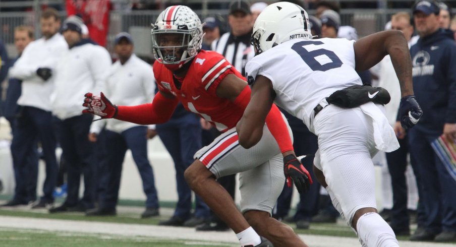 Jeff Okudah did his best Richard Sherman impression for the 2019 Buckeyes