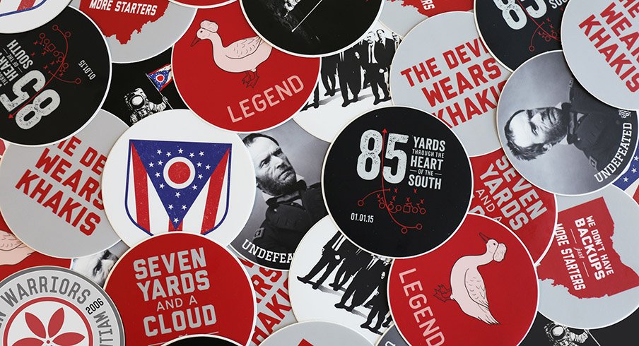 30% off all stickers at Eleven Warriors Dry Goods today only