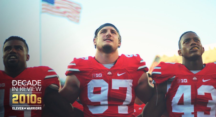 Ezekiel Elliott, Joey Bosa and Darron Lee