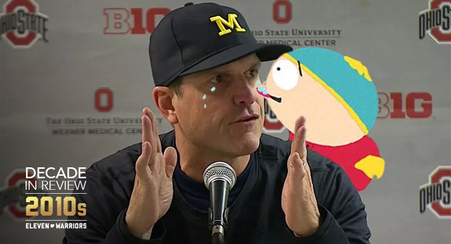 Jim Harbaugh's tears