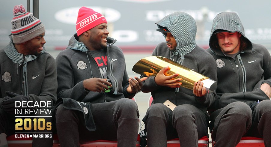 J.T. Barrett, Cardale Jones, Braxton Miller, and Joey Bosa