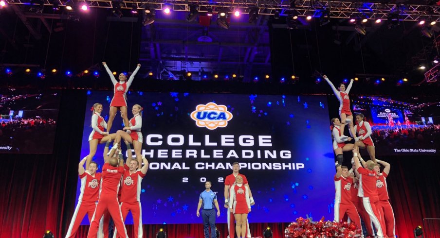 OSU Cheer Team at the UCA National Championship