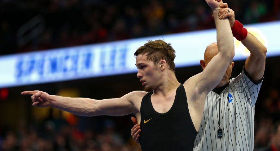 Iowa's two-time champ Spencer Lee