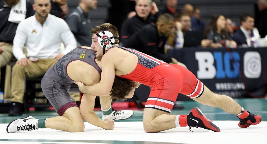 Luke Pletcher vs. Mitch McKee at the 2018 Big Ten Championships