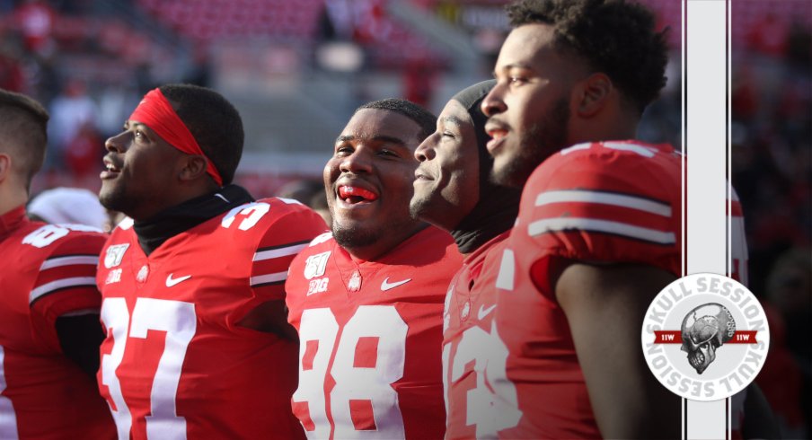 The Buckeyes are happy in today's skull session.