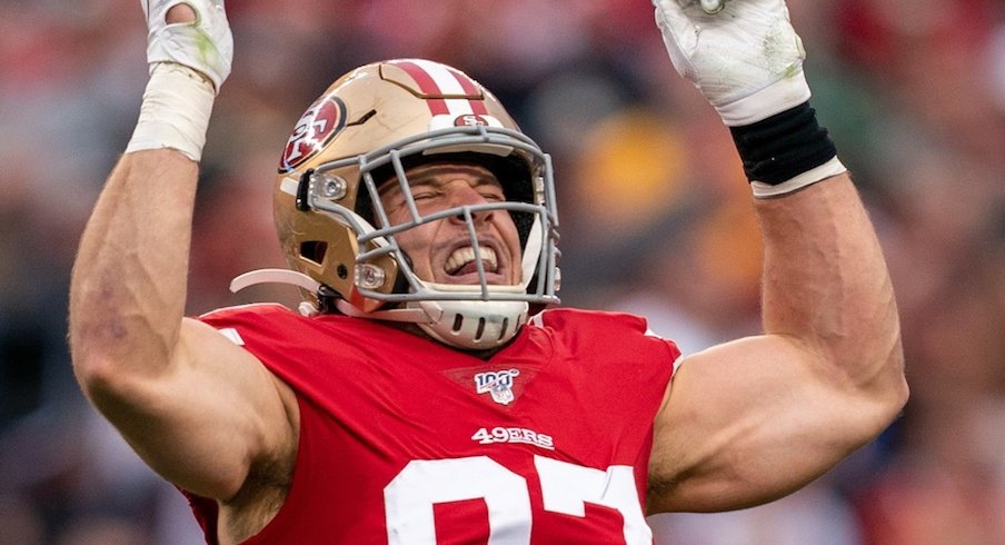Nick Bosa named rookie of the year.