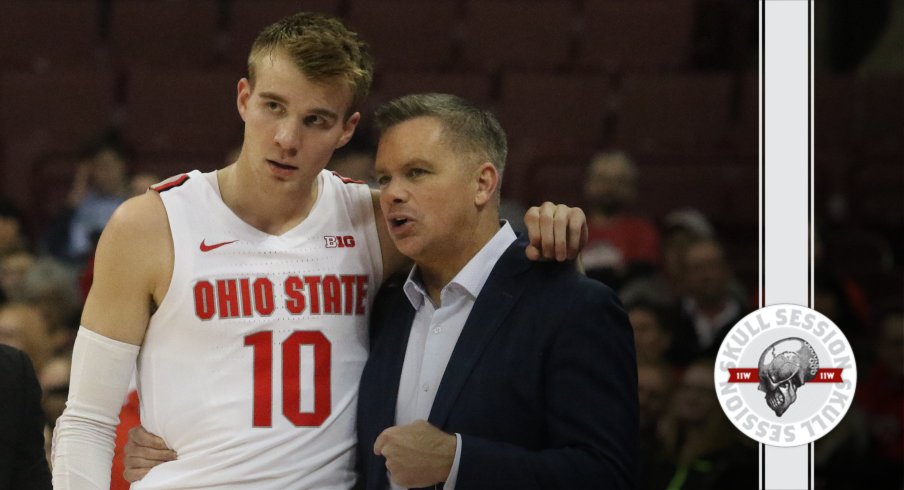 Chris Holtmann and Justin Ahrens are just chilling in today's skull session.