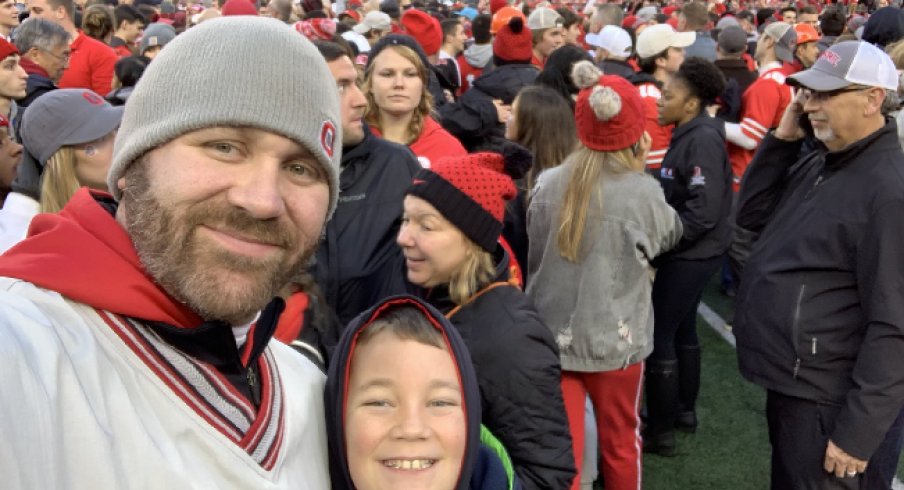 Tim Anderson poses after attending an Ohio State win.